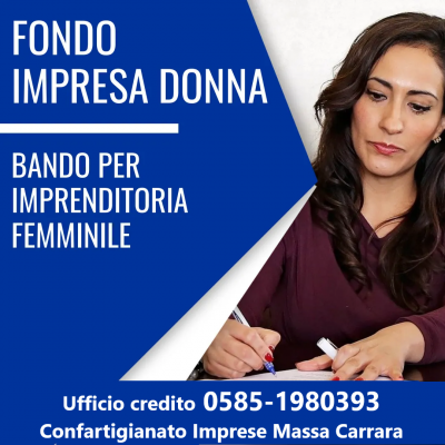 bando imprenditoria femminile fondo impresa donna